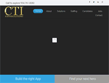 Tablet Screenshot of cticonsulting.net